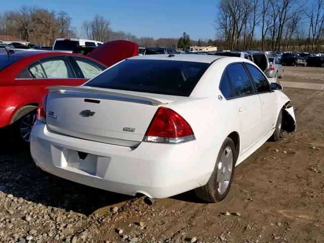 2G1WD57C191175797 - 2009 CHEVROLET IMPALA SS WHITE photo 4