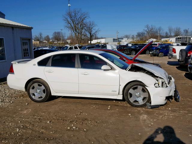 2G1WD57C191175797 - 2009 CHEVROLET IMPALA SS WHITE photo 9