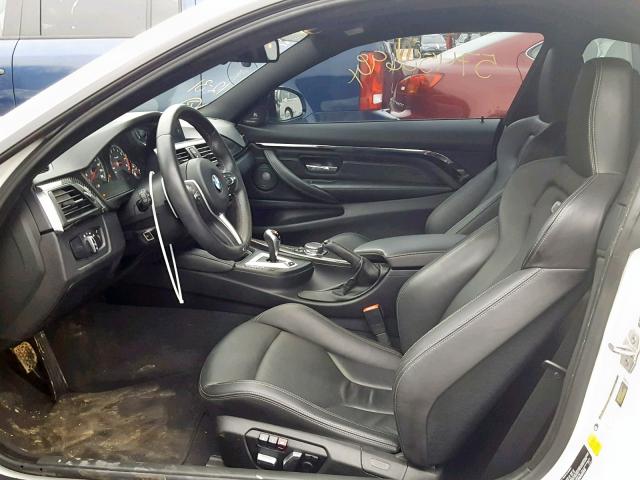 WBS3R9C55GK338578 - 2016 BMW M4 WHITE photo 5