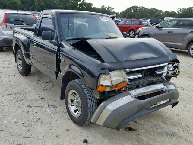 1FTYR10C2WPA79096 - 1998 FORD RANGER BLACK photo 1