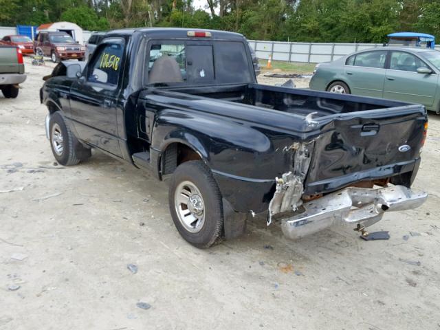 1FTYR10C2WPA79096 - 1998 FORD RANGER BLACK photo 3