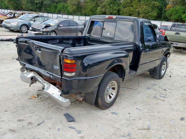 1FTYR10C2WPA79096 - 1998 FORD RANGER BLACK photo 4