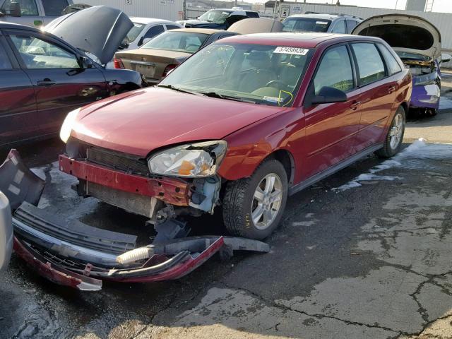 1G1ZT64854F222823 - 2004 CHEVROLET MALIBU MAX 红色 照片 2