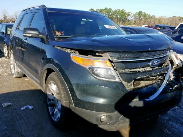 1FM5K7F8XEGB42243 - 2014 FORD EXPLORER L BLACK photo 1