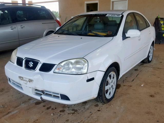 KL5JD56Z05K107546 - 2005 SUZUKI FORENZA S WHITE photo 2