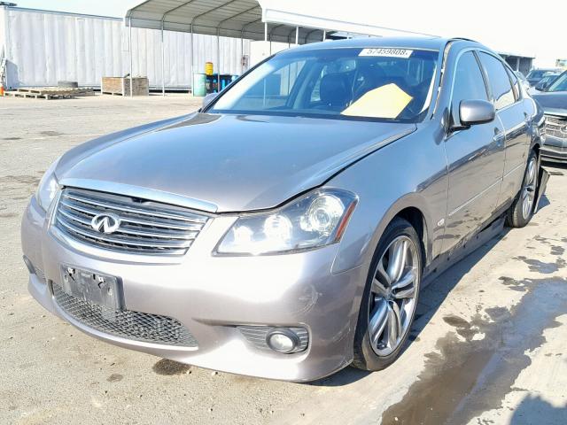 JNKAY01E48M601115 - 2008 INFINITI M35 BASE CHARCOAL photo 2