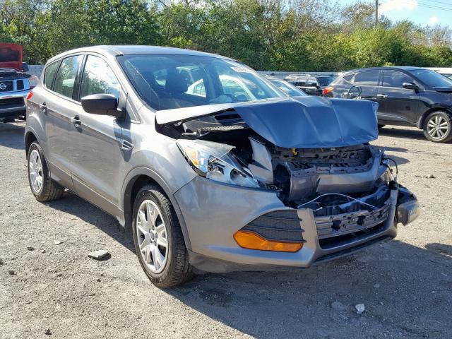 1FMCU0F72EUC65035 - 2014 FORD ESCAPE S CHARCOAL photo 1