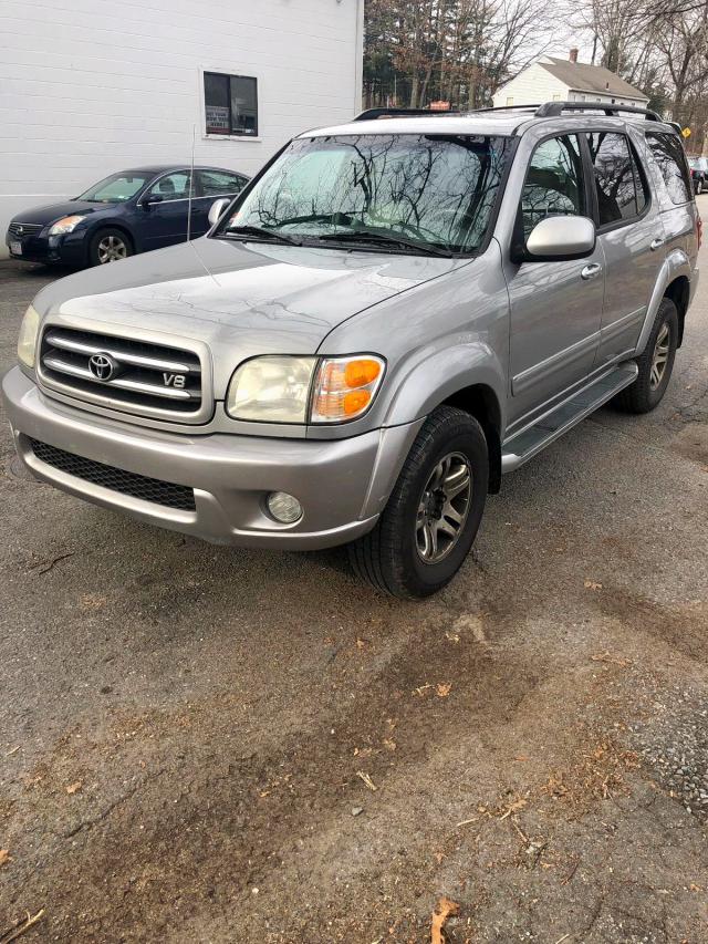 5TDBT48A43S138016 - 2003 TOYOTA SEQUOIA LI GRAY photo 4