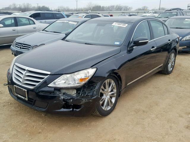 KMHGC4DF8BU127646 - 2011 HYUNDAI GENESIS 4. BLACK photo 2