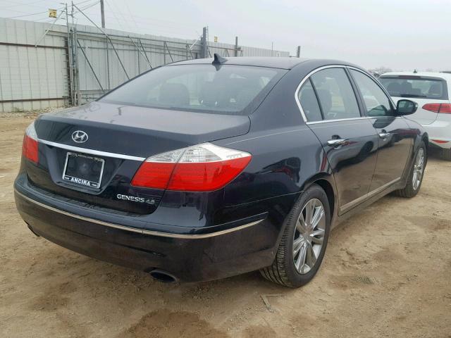 KMHGC4DF8BU127646 - 2011 HYUNDAI GENESIS 4. BLACK photo 4