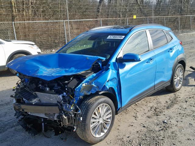 KM8K6CAA6JU127471 - 2018 HYUNDAI KONA SEL BLUE photo 2