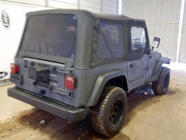 1J4FY29P7WP743263 - 1998 JEEP WRANGLER / GRAY photo 4