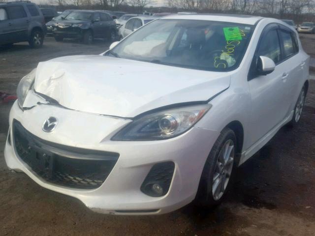 JM1BL1M62C1507338 - 2012 MAZDA 3 S WHITE photo 2