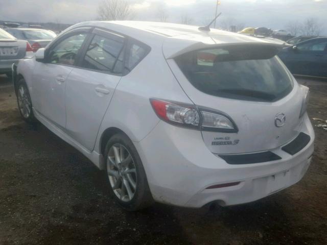 JM1BL1M62C1507338 - 2012 MAZDA 3 S WHITE photo 3