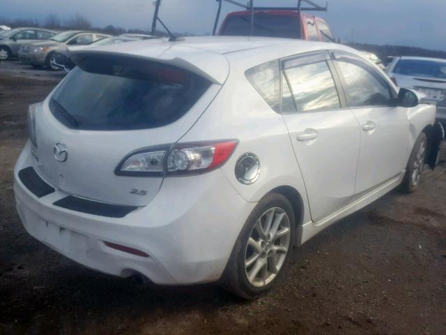 JM1BL1M62C1507338 - 2012 MAZDA 3 S WHITE photo 4