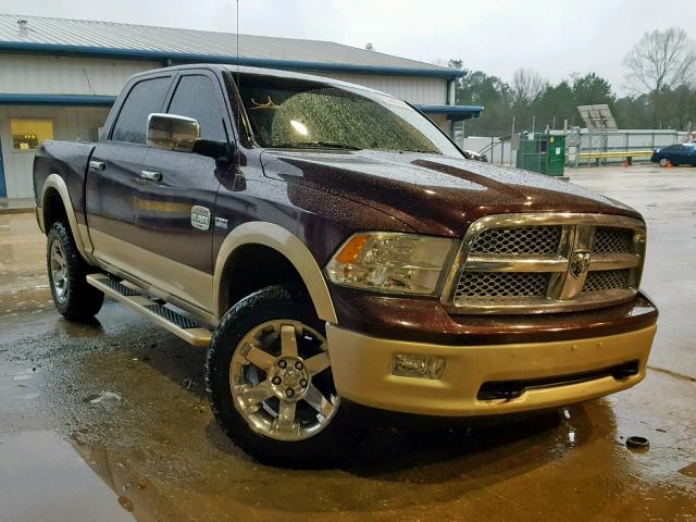 1C6RD7PT3CS160880 - 2012 DODGE RAM 1500 L MAROON photo 1