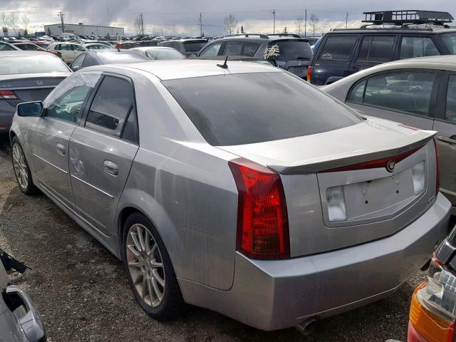 1G6DP577770180216 - 2007 CADILLAC CTS HI FEA SILVER photo 3