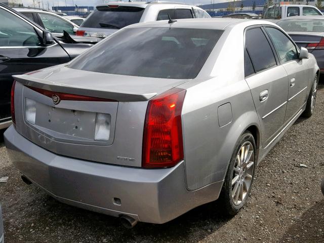 1G6DP577770180216 - 2007 CADILLAC CTS HI FEA SILVER photo 4