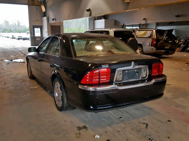 1LNHM87A32Y673403 - 2002 LINCOLN LS BLACK photo 3