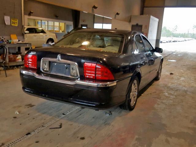 1LNHM87A32Y673403 - 2002 LINCOLN LS BLACK photo 4