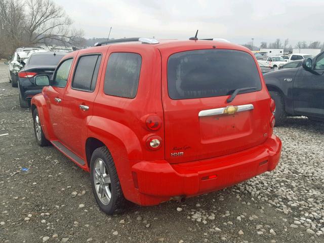 3GNDA23D18S519126 - 2008 CHEVROLET HHR LT RED photo 3