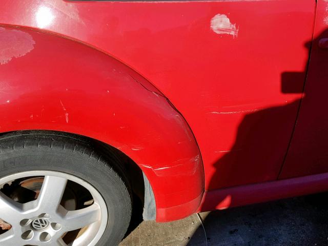 3VWBA21C5XM448541 - 1999 VOLKSWAGEN NEW BEETLE RED photo 9