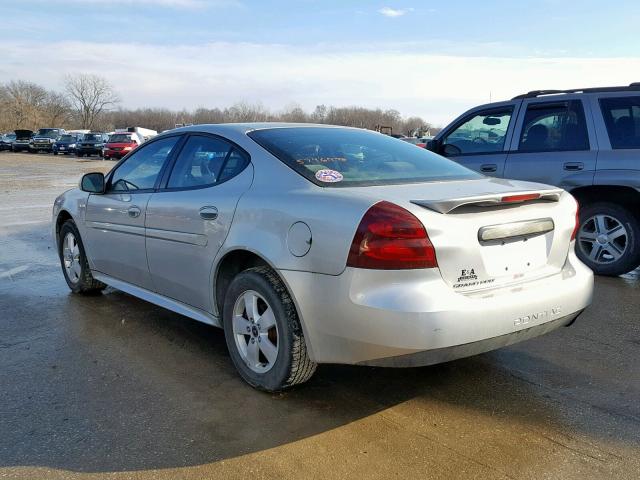 2G2WP552561242085 - 2006 PONTIAC GRAND PRIX ვერცხლისფერი ფოტო 3