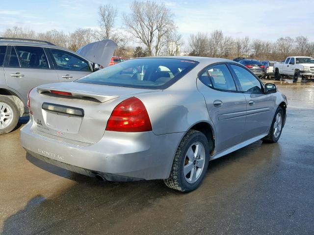 2G2WP552561242085 - 2006 PONTIAC GRAND PRIX ვერცხლისფერი ფოტო 4