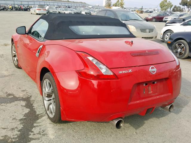 JN1AZ4FHXAM301192 - 2010 NISSAN 370Z BLACK photo 3