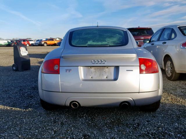 TRUWT28N111001527 - 2001 AUDI TT QUATTRO SILVER photo 6