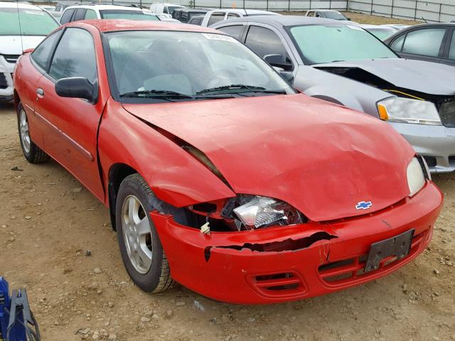 1G1JS124527470158 - 2002 CHEVROLET CAVALIER L RED photo 1