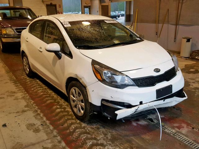 KNADM4A3XG6541793 - 2016 KIA RIO LX WHITE photo 1