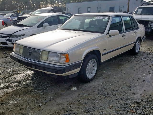 YV1KS9508R0045470 - 1994 VOLVO 960 WHITE photo 2