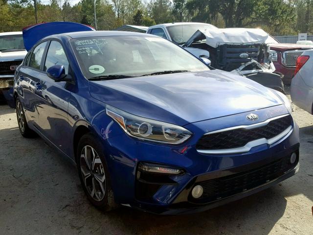 3KPF24AD5KE013608 - 2019 KIA FORTE FE BLUE photo 1