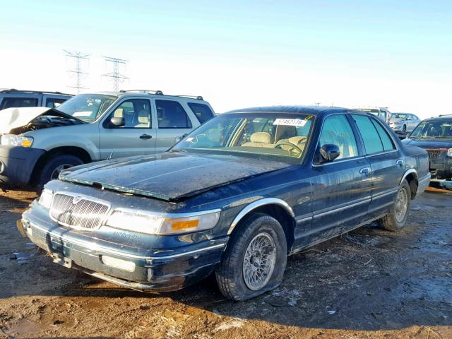 2MELM75W7VX658767 - 1997 MERCURY GRAND MARQ GREEN photo 2