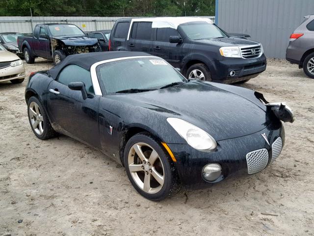 1G2MB35B37Y114369 - 2007 PONTIAC SOLSTICE BLACK photo 1