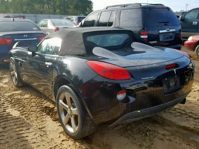 1G2MB35B37Y114369 - 2007 PONTIAC SOLSTICE BLACK photo 3