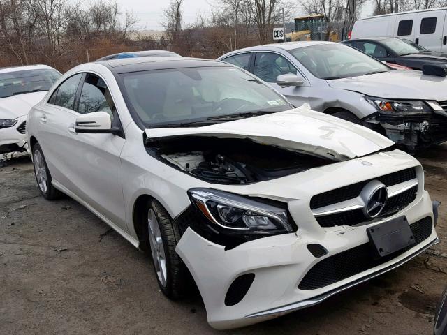 WDDSJ4GB4JN517610 - 2018 MERCEDES-BENZ CLA 250 4M WHITE photo 1