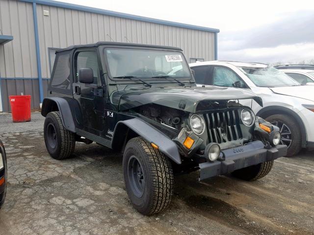 1J4FA39S55P319190 - 2005 JEEP WRANGLER X GREEN photo 1