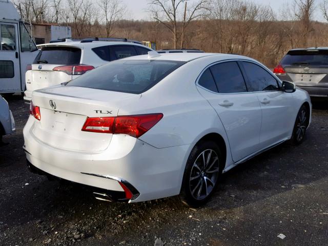 19UUB2F50JA005612 - 2018 ACURA TLX TECH WHITE photo 4