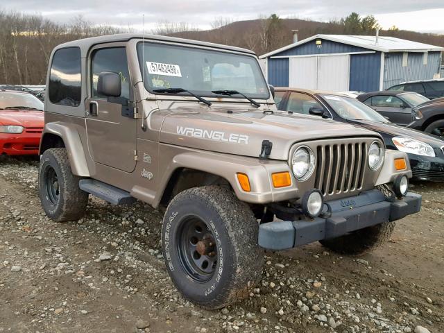 1J4FA59S44P725746 - 2004 JEEP WRANGLER / BROWN photo 1