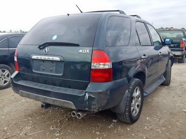 2HNYD18801H539894 - 2001 ACURA MDX TOURIN GREEN photo 4