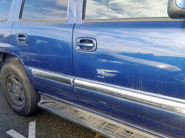 1GKEC13V73J324804 - 2003 GMC YUKON BLUE photo 9