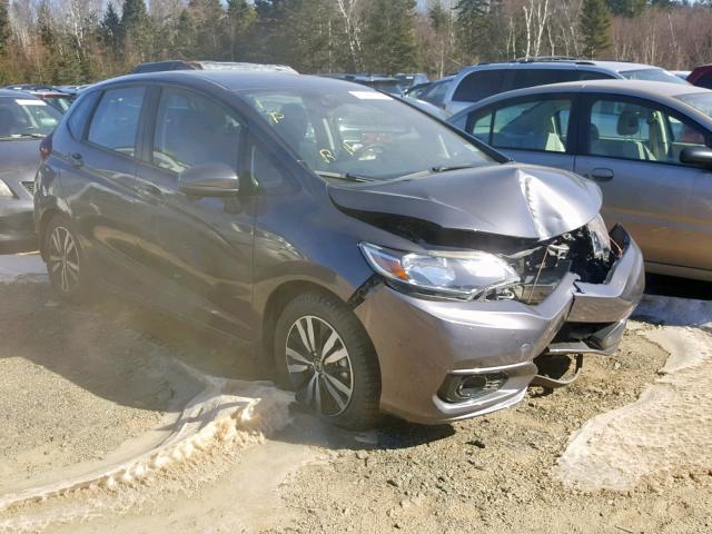 3HGGK5H7XJM101540 - 2018 HONDA FIT EX GRAY photo 1