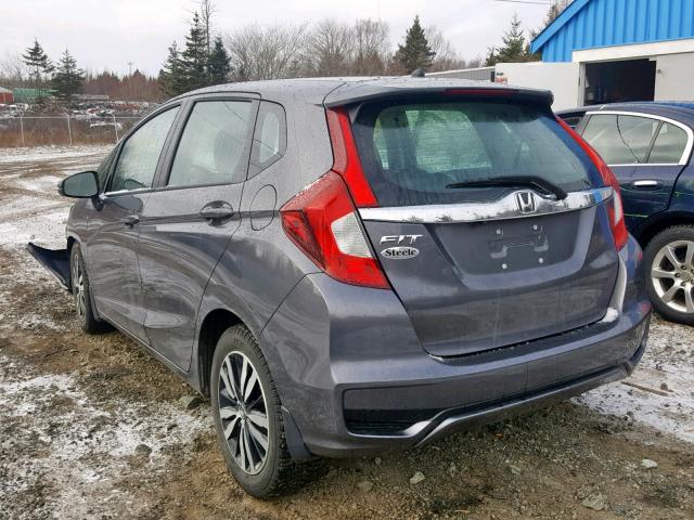 3HGGK5H7XJM101540 - 2018 HONDA FIT EX GRAY photo 3