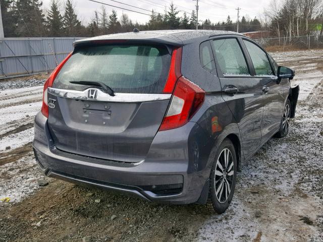 3HGGK5H7XJM101540 - 2018 HONDA FIT EX GRAY photo 4