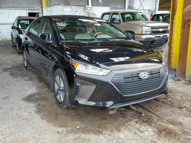 KMHC65LC6HU045085 - 2017 HYUNDAI IONIQ BLUE BLACK photo 1