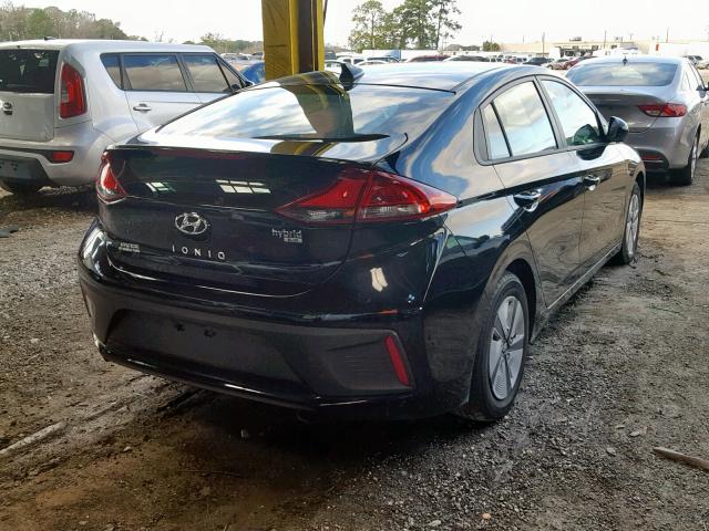 KMHC65LC6HU045085 - 2017 HYUNDAI IONIQ BLUE BLACK photo 4