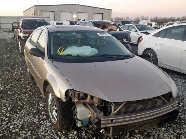 1C3EL56R43N516504 - 2003 CHRYSLER SEBRING LX TAN photo 1