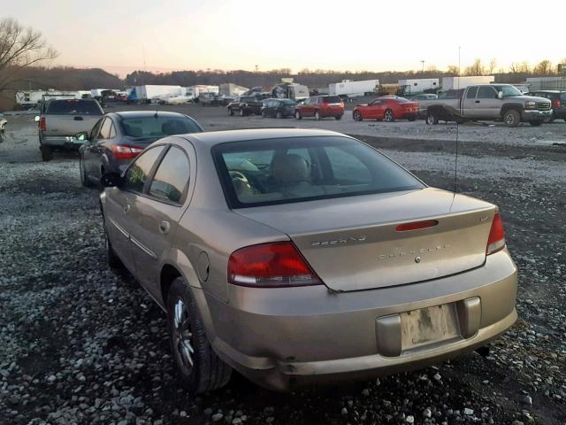 1C3EL56R43N516504 - 2003 CHRYSLER SEBRING LX TAN photo 3